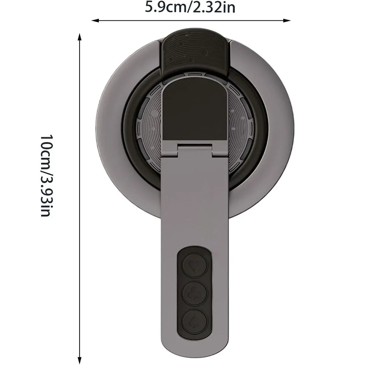 New Phone Grip for Magnetic Phone Stand 360°Roration Gym Holder Phone Kickstand Silicone Finger Ring Innovative Pressure-Relief